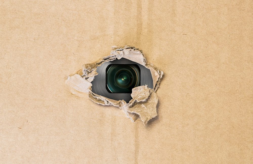 Hidden covert camera detection as part of a private surveillance services in the UK