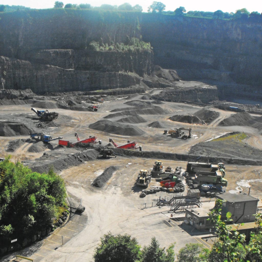 A quarry protected by private investigators in the UK, EV Investigations